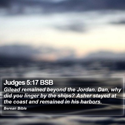 Judges 5:17 BSB Bible Verse Image