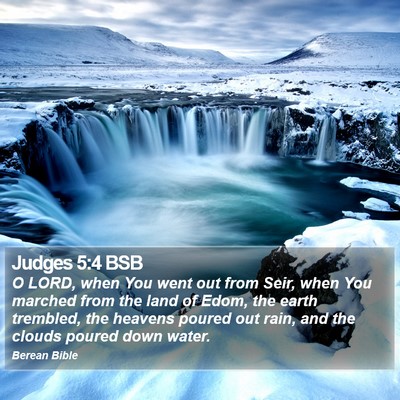 Judges 5:4 BSB Bible Verse Image