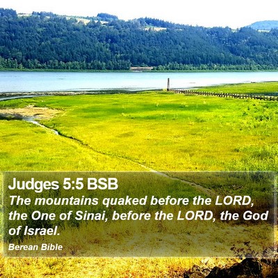 Judges 5:5 BSB Bible Verse Image