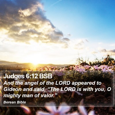 Judges 6:12 BSB Bible Verse Image
