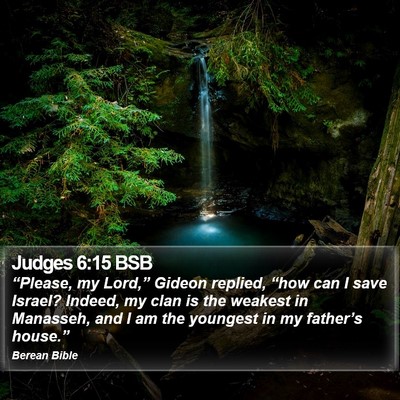 Judges 6:15 BSB Bible Verse Image
