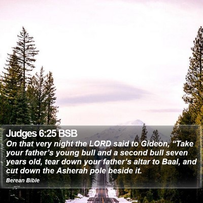Judges 6:25 BSB Bible Verse Image