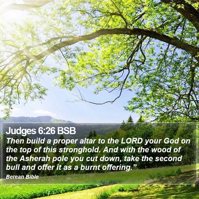 Judges 6:26 BSB Bible Verse Image
