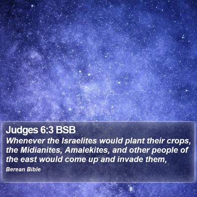 Judges 6:3 BSB Bible Verse Image