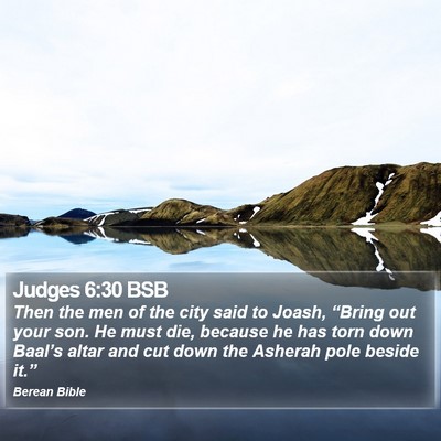 Judges 6:30 BSB Bible Verse Image