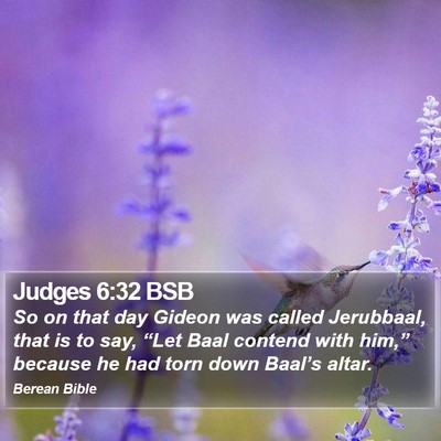 Judges 6:32 BSB Bible Verse Image