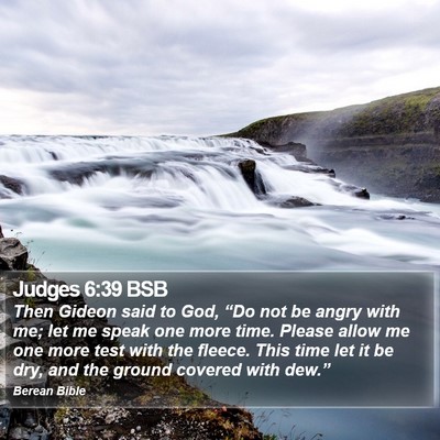 Judges 6:39 BSB Bible Verse Image