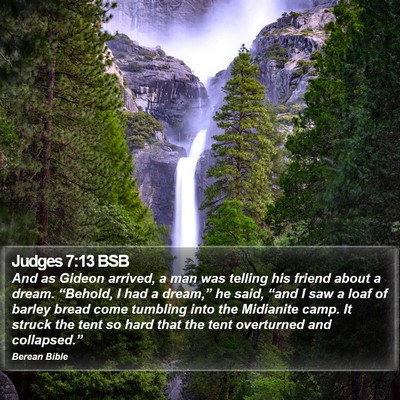 Judges 7:13 BSB Bible Verse Image