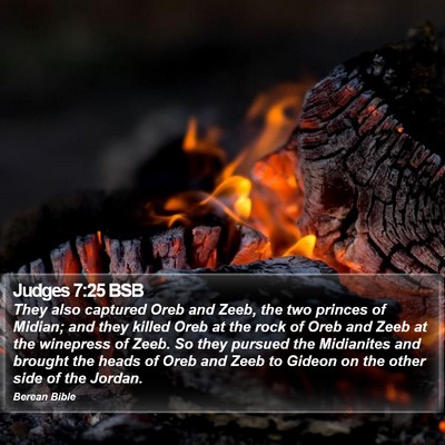 Judges 7:25 BSB Bible Verse Image