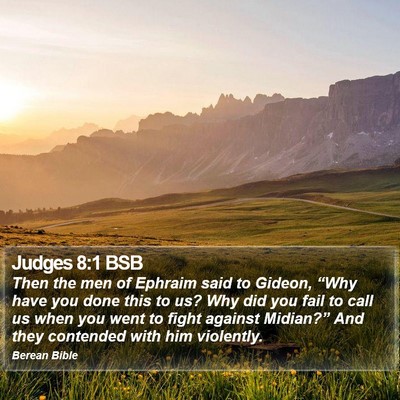 Judges 8:1 BSB Bible Verse Image