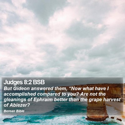 Judges 8:2 BSB Bible Verse Image