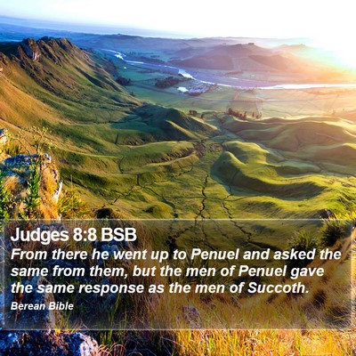 Judges 8:8 BSB Bible Verse Image