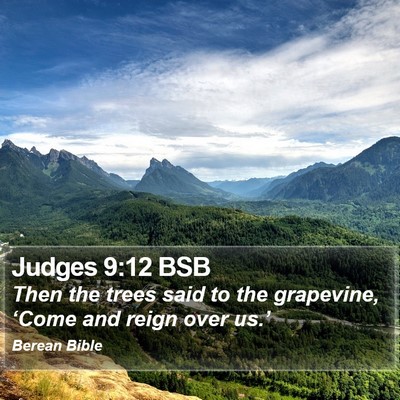 Judges 9:12 BSB Bible Verse Image