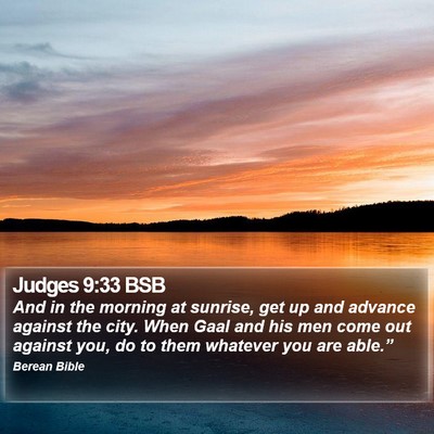 Judges 9:33 BSB Bible Verse Image
