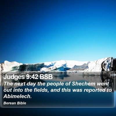 Judges 9:42 BSB Bible Verse Image