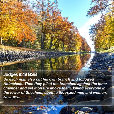 Judges 9:49 BSB Bible Verse Image