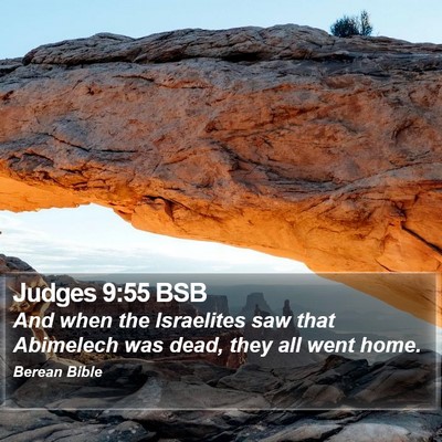 Judges 9:55 BSB Bible Verse Image