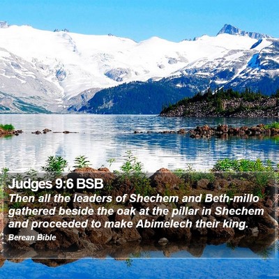 Judges 9:6 BSB Bible Verse Image