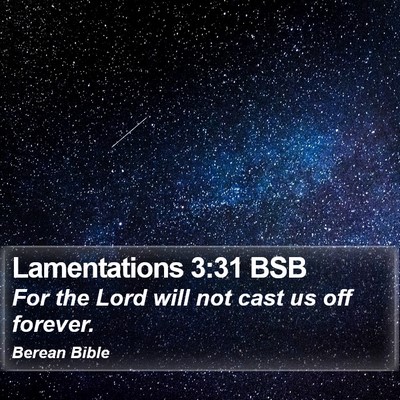 Lamentations 3:31 BSB Bible Verse Image