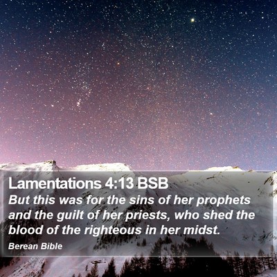 Lamentations 4:13 BSB Bible Verse Image