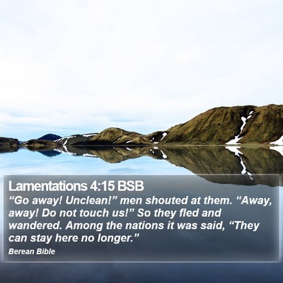 Lamentations 4:15 BSB Bible Verse Image