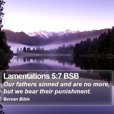 Lamentations 5:7 BSB Bible Verse Image