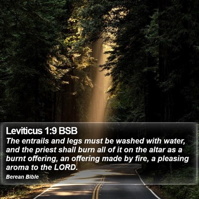 Leviticus 1:9 BSB Bible Verse Image
