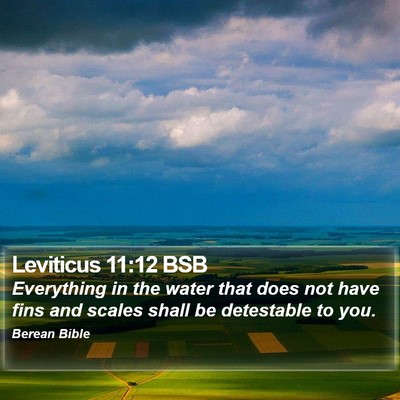 Leviticus 11:12 BSB Bible Verse Image