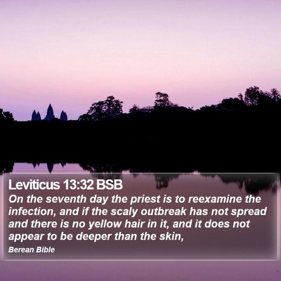 Leviticus 13:32 BSB Bible Verse Image
