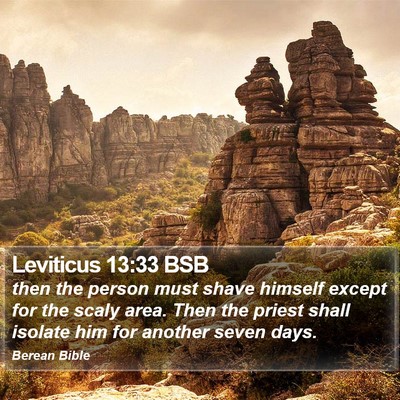Leviticus 13:33 BSB Bible Verse Image