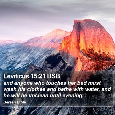 Leviticus 15:21 BSB Bible Verse Image