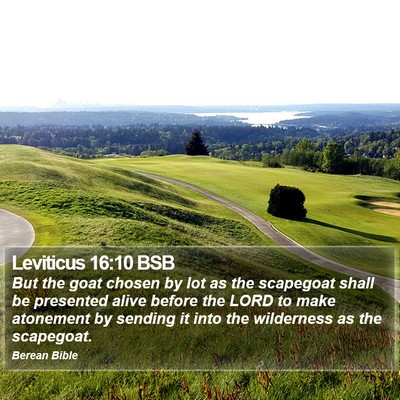 Leviticus 16:10 BSB Bible Verse Image