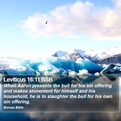 Leviticus 16:11 BSB Bible Verse Image
