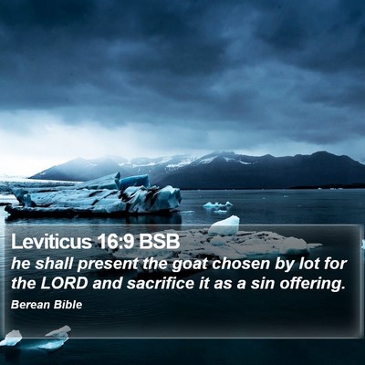Leviticus 16:9 BSB Bible Verse Image