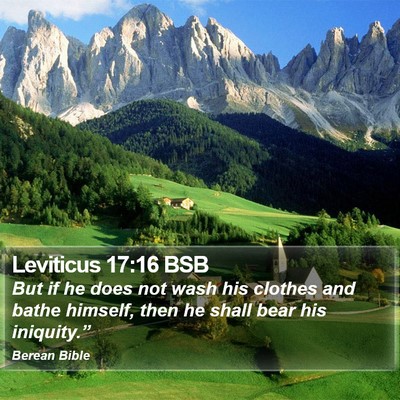 Leviticus 17:16 BSB Bible Verse Image