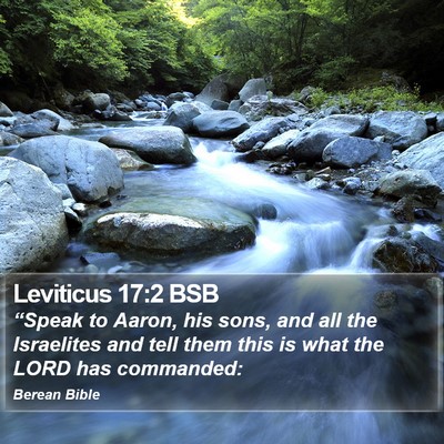 Leviticus 17:2 BSB Bible Verse Image
