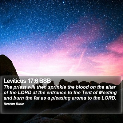 Leviticus 17:6 BSB Bible Verse Image