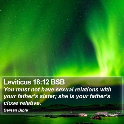 Leviticus 18:12 BSB Bible Verse Image