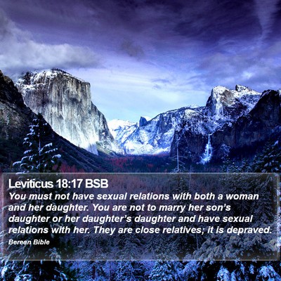 Leviticus 18:17 BSB Bible Verse Image