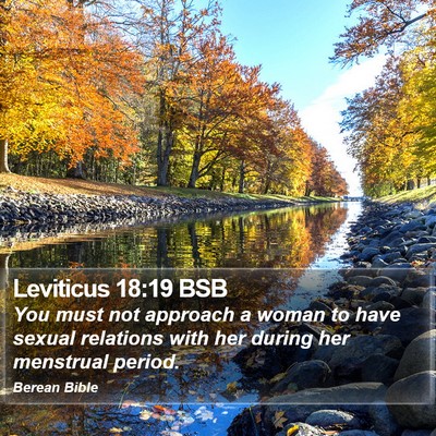 Leviticus 18:19 BSB Bible Verse Image