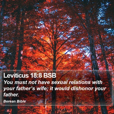 Leviticus 18:8 BSB Bible Verse Image