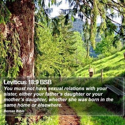 Leviticus 18:9 BSB Bible Verse Image
