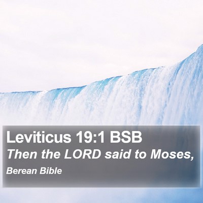 Leviticus 19:1 BSB Bible Verse Image