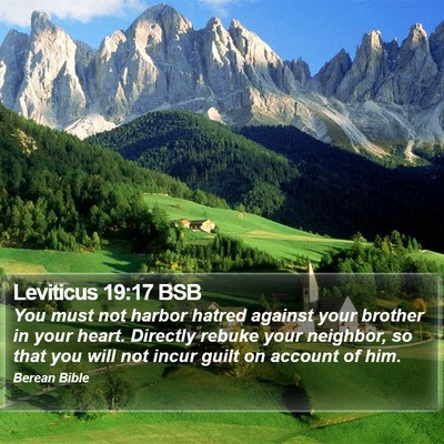 Leviticus 19:17 BSB Bible Verse Image