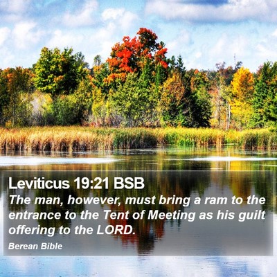 Leviticus 19:21 BSB Bible Verse Image