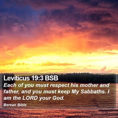 Leviticus 19:3 BSB Bible Verse Image