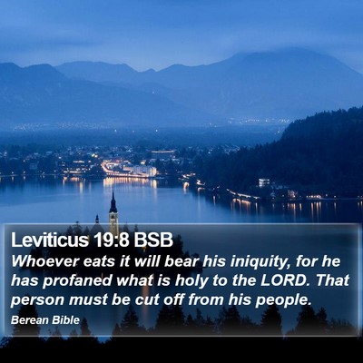 Leviticus 19:8 BSB Bible Verse Image