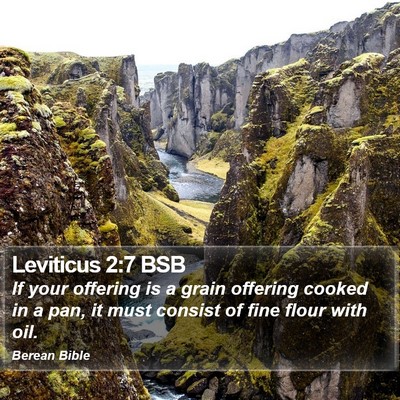 Leviticus 2:7 BSB Bible Verse Image