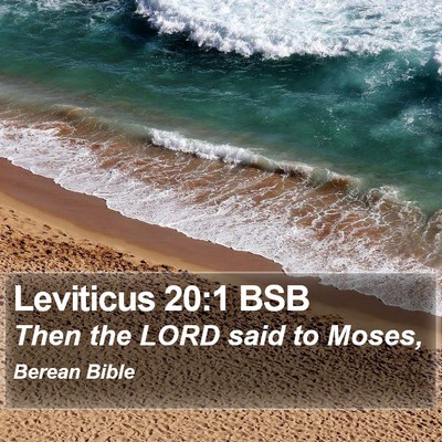 Leviticus 20:1 BSB Bible Verse Image