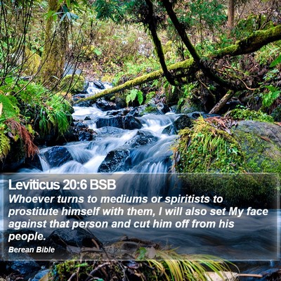 Leviticus 20:6 BSB Bible Verse Image